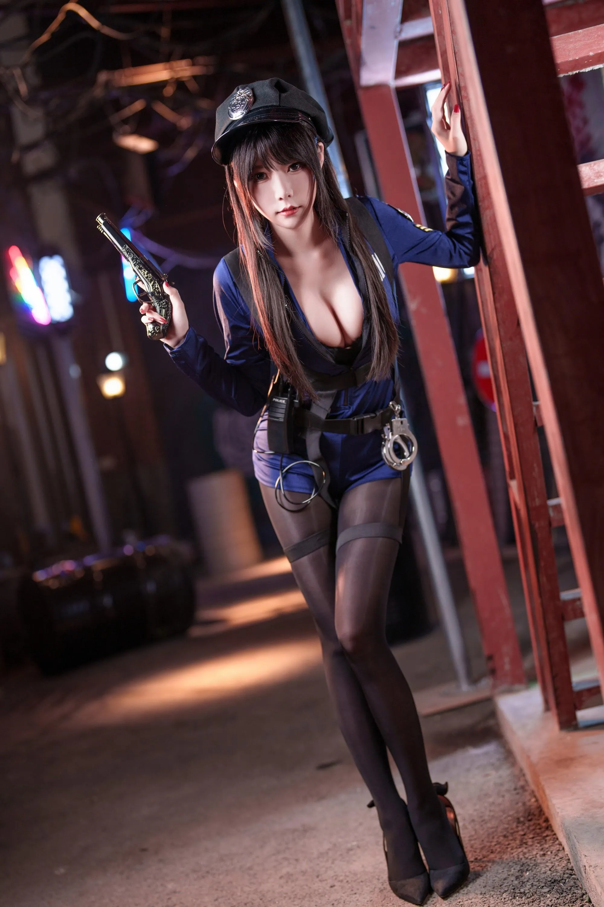 香草喵露露 – NO.59 十一月舰长 女警 [40P]插图9